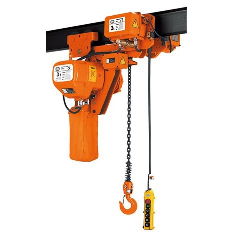 SNN-D3 elektrinio grandinės keltuvo žemas aukštis